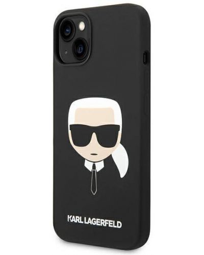 Калъф Karl Lagerfeld - Karl Head, iPhone 14 Plus, черен - 3